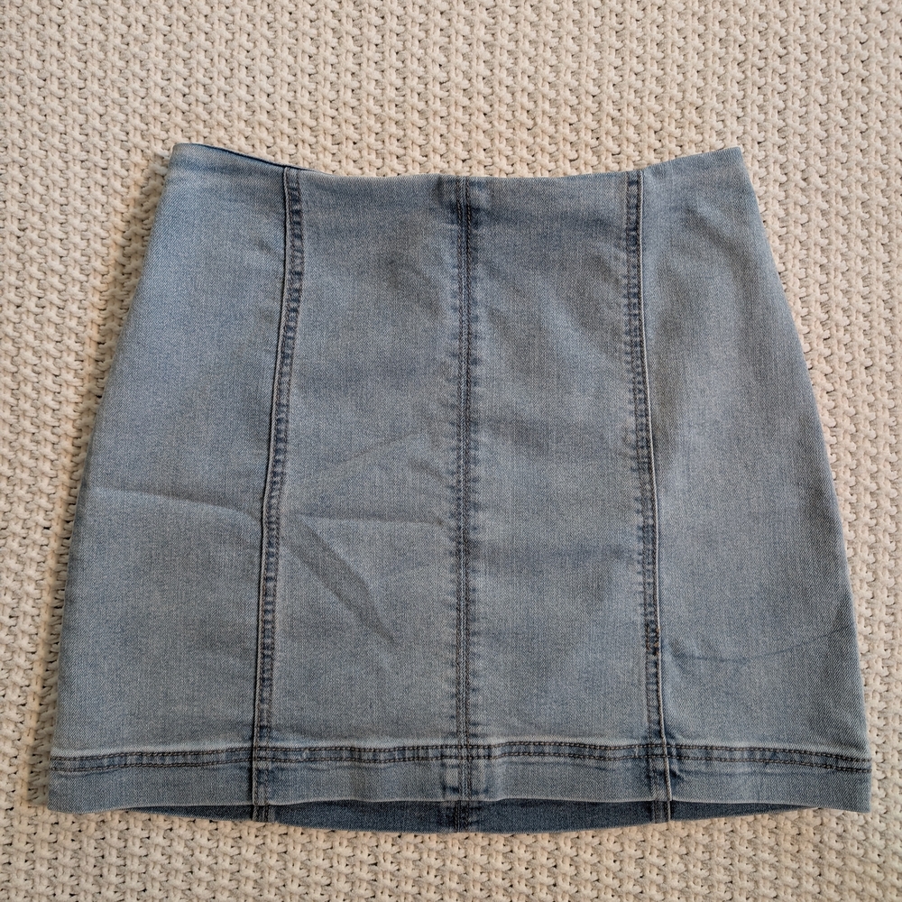 Wild Fable Light Blue Denim Pencil Skirt